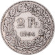 Monnaie, Suisse, 2 Francs, 1894, Paris, TB+, Argent, KM:21 - Autres & Non Classés