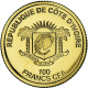 Monnaie, Côte D'Ivoire, Les Pyramides De Gizeh, 100 Francs CFA, 2018, FDC, Or - Costa De Marfil