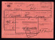 718/39 -- CANTONS DE L'EST - Aff. MIXTE S/Carte TP Service X 2 + Petit Sceau ST VITH 1948 à AMEL - Verso Gare De REULAND - Storia Postale