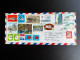 JAPAN NIPPON 1969 AIR MAIL LETTER TAKASAKI TO HELMSTEDT GERMANY 18-08-1969 - Briefe U. Dokumente