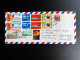 JAPAN NIPPON 1968 AIR MAIL LETTER TAKASAKI TO HELMSTEDT GERMANY 19-11-1968 - Cartas & Documentos