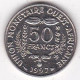 États De L'Afrique De L'Ouest 50 Francs 1997, En Cupronickel , KM# 6 - Otros – Africa