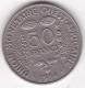 États De L'Afrique De L'Ouest 50 Francs 1984, En Cupronickel , KM# 6 - Other - Africa