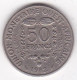 États De L'Afrique De L'Ouest 50 Francs 1982, En Cupronickel , KM# 6 - Autres – Afrique