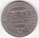 États De L'Afrique De L'Ouest 50 Francs 1980, En Cupronickel , KM# 6 - Otros – Africa