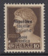 ITALY - R.S.I. - BASE ATLANTICA - Sass N.25 Cat 625 Euro FIRMATO E. Diena - MNH** - Gomma Integra - Lokale/autonome Uitgaven