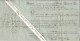 1849 BILL OF LADING CONNAISSEMENT  River Hoogly Calcutta INDE Pour Mauritius Ile Maurice Cargaison Riz Rice V.HIST. - 1800 – 1899