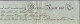 1849 BILL OF LADING CONNAISSEMENT  River Hoogly Calcutta INDE Pour Mauritius Ile Maurice Cargaison Riz Rice V.HIST. - 1800 – 1899