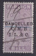 GB  QV  Fiscals / Revenues Foreign Bill  £1 Lilac With Company Overprint Barefoot Barefoot 114 Good Used - Fiscale Zegels