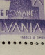 Stamps Errors Romania 1942 # Mi 755 Printed With Double Vertical Lines And Horizontal Line, Letter "p" Broken, See Image - Plaatfouten En Curiosa