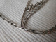 LONGUE CHAINE COLLIER ARGENT MASSIF 925 MAILLE FIGARO 54 CMS 11.30 GRS B63 LOT - Halsketten