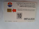 PARAGUAY  CHIPCARD  10 IMPULSOS  BLACK  TREE  Fine Used Card  ** 14224** - Paraguay