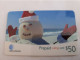 ST LUCIA   $ 50 ,- Stl-p4     SNOWMAN / SLU -08    Prepaid  MINT  Card  ** 14241 ** - Santa Lucía