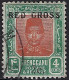 MALAYA TRENGGANU 1918 KGV 4c + 2c Red-Brown & Green SG21 FU - Trengganu