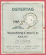 Etiquette Vin D'Alsace Ostertag " Muenchberg Grand Cru " 1985 - Domaine Ostertag Propriétaire Viticulteur Epfig. - Riesling