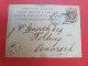 GB  - Entier Postal Commercial De Glasgow Pour Le Danemark En 1881 - JJ 83 - Material Postal