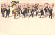 Fantaisies - Caricatures Politique - Hommes  - Carte Postale Ancienne - Uomini