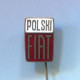 POLSKI FIAT Poland - Car Auto Automotive, Vintage Pin Badge Abzeichen, Enamel - Fiat