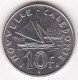 Nouvelle-Calédonie. 10 Francs 1977 . En Nickel - Nieuw-Caledonië