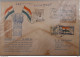 India 1947 - 1948 Mahatma GANDHI JAI HIND Etc 3 DIFFERENT POSTMARKS REGISTERED COVER Ex Rare STRANGE COVER - Briefe U. Dokumente