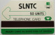 Sierra Leone  50 Units Black Logo SLNTC - Sierra Leone