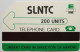 Sierra Leone 200 Units Black Logo SLNTC - Sierra Leona
