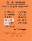 Bradé : Antoine Et Julie , L'Escalier De Fer , Feux Rouges - Simenon