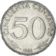 Monnaie, Bolivie, 50 Centavos, 1965 - Bolivie