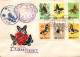 1958 Taiwan Formosa Republic Of China FDC Cover Butterflies - Storia Postale