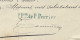 NAVIGATION 1882  P. PERRIER BORDEAUX NAVIRE « Ferdinand De Lesseps » Pour Nouméa Et NAVIRE  St Louis Nouméa Pour Curcier - 1800 – 1899