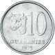 Monnaie, Paraguay, 10 Guaranies, 1975 - Paraguay