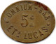 MA 23986 / Paris 5 Centimes Omnium Bar - Ets Lucas TTB - Professionnels / De Société