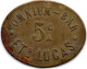 MA 23987 / Paris 5 Centimes Omnium Bar - Ets Lucas TTB - Professionnels / De Société