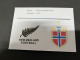 21-7-2023 (3 S 1) FIFA Women's Football World Cup Match 1 (Australia Stamp + Coin) New Zealand (1) V Norway (0) - 2 Dollars