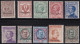 1917-18 PECHINO, N° 8/17 Serie 10 Valori MNH** Certificato Raybaudi - Other & Unclassified