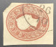 Österreich 1861 Seltener 25 Kr  Ganzsache Ausschnitt Gestempelt !  (Austria Postal Stationery Cut Out Autriche - Oblitérés