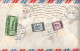 ! 3 R-Zettel + 1 Einschreiben 1955, Airmail Cover, Kabul, Afganistan, Nach Idar-Oberstein - Afganistán