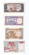 Lot Billets Et Monnaies 4 Billets Du Monde Bien 2 Scans - Kilowaar - Bankbiljetten