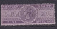 GB Revenues Chancery Court 5/-  Deep Lilac On Glossy Paper Some Cut Perfs - Fiscali