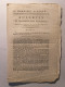BULLETIN CONVENTION NATIONALE 1795 - LIMITATION POUVOIR JUGES DE PAIX - DISCOURS DEPUTE AUDOIN - Decrees & Laws
