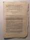 BULLETIN CONVENTION NATIONALE 1795 - LIMITATION POUVOIR JUGES DE PAIX - DISCOURS DEPUTE AUDOIN - Décrets & Lois