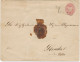 PREUSSEN 1861, „SANDAU“ Seltene RA2 Auf 1 Gr. Adler GA-Umschlag Nach STENDAL - Interi Postali