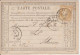 1876 - CP PRECURSEUR ENTIER CERES Avec REPIQUAGE PRIVE ! (BORISSOW) De LILLE => ALENCON (ORNE) - Tarjetas Precursoras