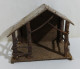 I115893 Presepe - Grotta / Stalla Di Legno - Cm 25 X 15 - Kerstkribben