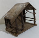 I115893 Presepe - Grotta / Stalla Di Legno - Cm 25 X 15 - Christmas Cribs