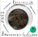 ESPAGNE PHILIPPE III & IV  ,  8 Maravédis 1652  Resellado  TTB - Monedas Provinciales