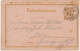 BERLIN 1897 BERLIN Packetfahrtkarte 2 Pf GA-Postkarte Der Beliner Packertfahrt AG Mit K1 „PACKET-FAHRT“, Selten - Postales Privados - Usados