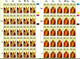 RSA, 1985, MNH, 25 Stamp(s) On Full Sheet(s), Flowers, Michell Nr(s).  674-677, Scannr. F2514 - Unused Stamps