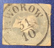 JAWOROW (Jaworiw Lwiw Ukraine Galizien) 17f =1000€ Österreich Zeitungsmarke 1859 (Austria Poland Lemberg - Usados