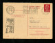 "DDR" 1956, Postkarte (Antwortteil) Mi. P 65a A Stempel "DIJON" (18288) - Cartes Postales - Oblitérées